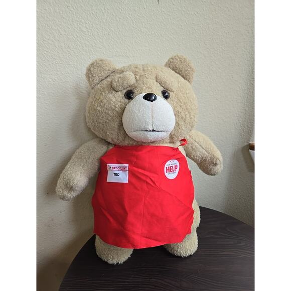 Ted Movie TED the Bear PLUSH Doll Soft Toy Cute Teddy Pillow Figure 18" 3+ - Picture 1 of 3